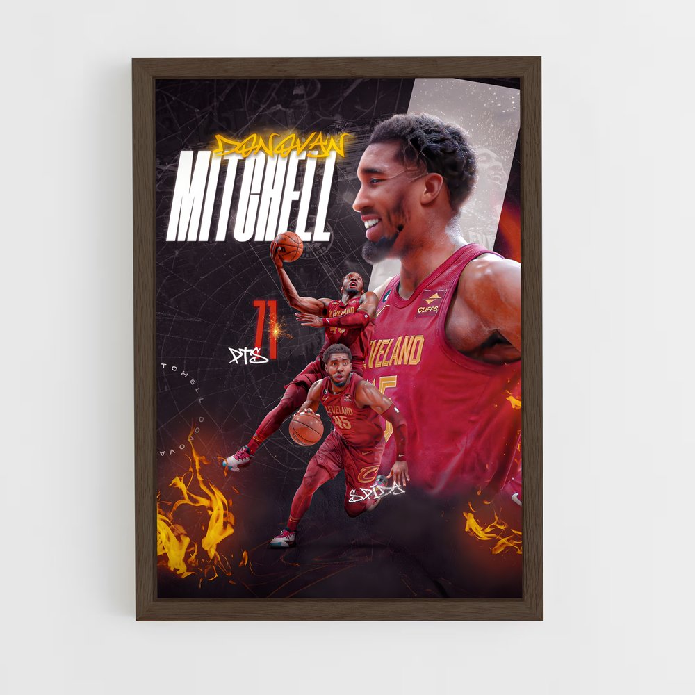 Poster Cleveland cavaliers splendeur – affiche Basketball (vue 5)